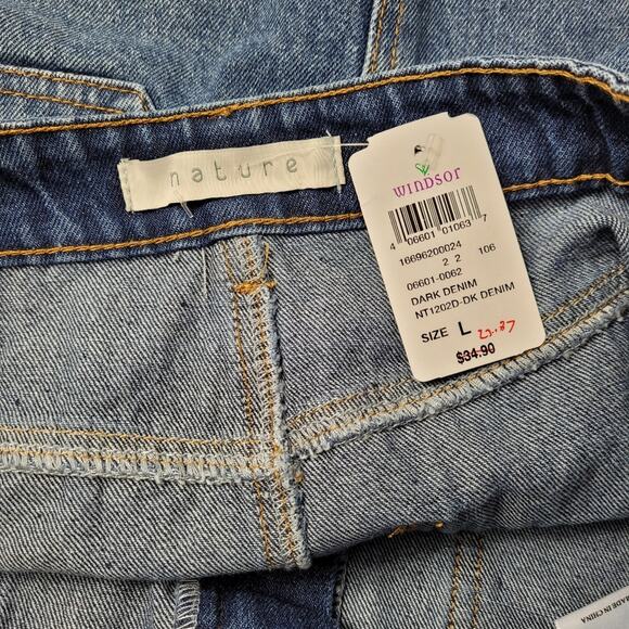 NWT Windsor Nature Good Day Buckle Detail Denim Skirt size Large - Picture 12 of 16